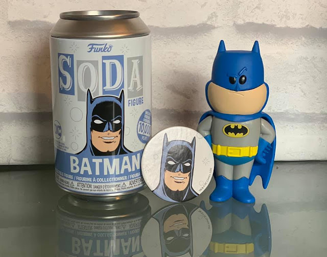 Batman Funko soda can limited edition collectable figure Batman Funko soda can limited edition collectable figure with can and token
